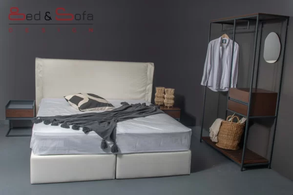 London - minimal fabric bed