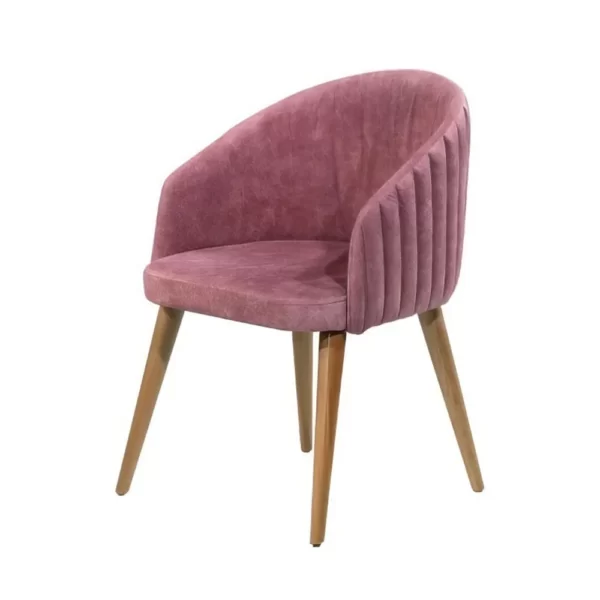 Elma chair with wooden legs