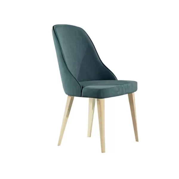 Espina chair with wooden legs