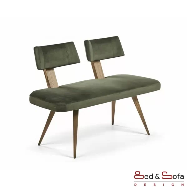 Aurora Benches with wooden legs and dressed body