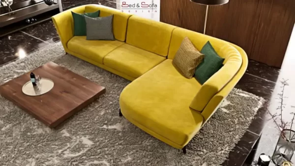 Luna lounge - Curvy corner sofa in two pieces