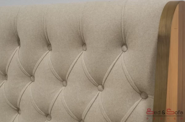 SOPHISTIC bedroom set with quilted headboard, nightstands and a dresser