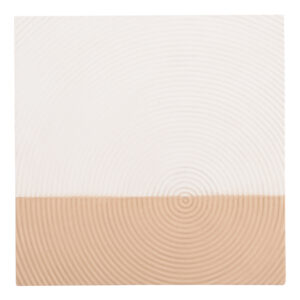 ΠΙΝΑΚΑΣ ΤΕΤΡΑΓΩΝΟΣ ΣΕΙΡΑ SANTORINI HM4519 MDF ΣΕ ΥΠΟΛΕΥΚΟ-ΚΑΦΕ ΧΡΩΜΑ 80x4(πάχος)x80Υεκ.